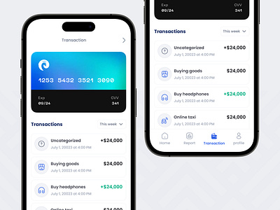 Finance Management App design finacial productdesign ui ux web