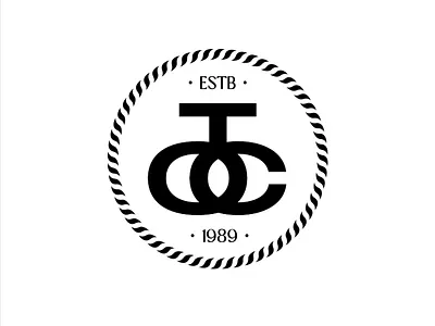 The Ocean Club art brand branded design branding design graphic design illustration logo vector