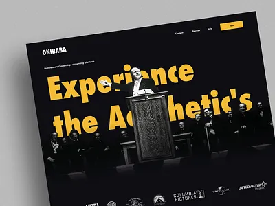 Movie Streaming Service 🎞 branding design graphic design illustration landing landing page logo movie streaming typography ui ui ux ux web web design website