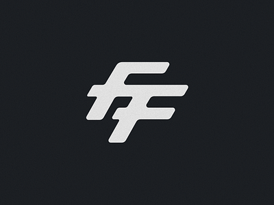 FF branding design dribbble ff letters logo monochrome monogram