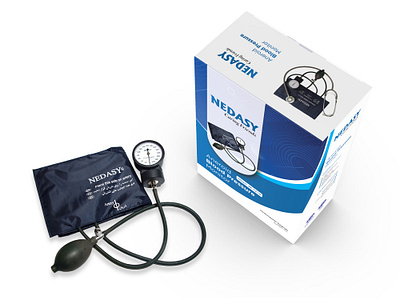 Aneroid Blood Pressure Monitor Packaging mockup packaging designer structural design