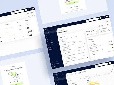 Project Management Tool 👩🏻‍💻 branding design logo pm tool product design project management saas software tool typography ui ui ux ux website