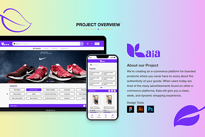 Kaia: E-Commerce Platform app e commerce ui ux uxui design web