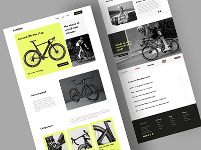 Bicycle Online Store 🚴 bicycle branding design e commerce graphic design illustration landing logo shop store typography ui ui ux ux web web design website