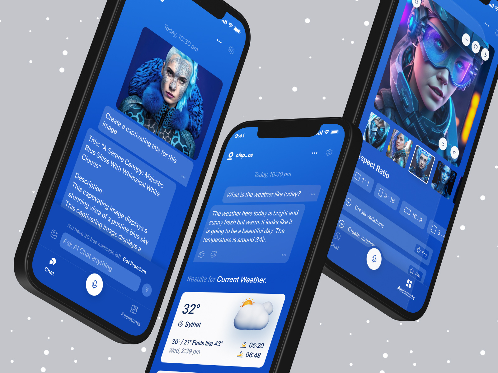 AI App UI by Ofspace UX/UI on Dribbble