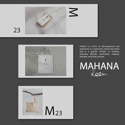 MAHANA brand branding clothes fashion graphic design logo needle room style