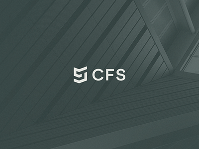 CFS Brand - Logo brand branding building cfs construction design fixings green identity logo manufacturing mark metal modern systems visual
