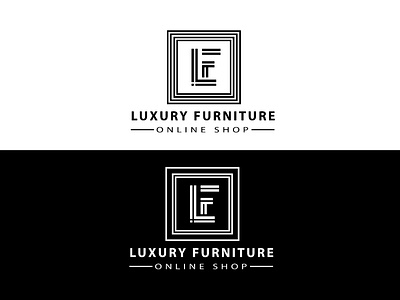LF Furniture Logo (unused) branding design furniture logo graphic design illustration interiors logo letter logo lf logo logo typography vector