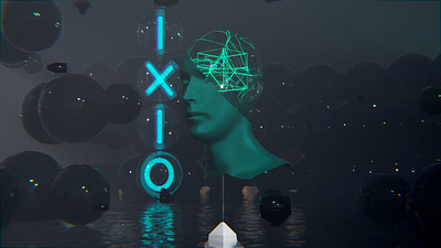 Hero Section render 3d animation branding logo motion graphics ui