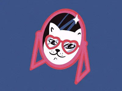Meow Book / Gorgeous artwork book cat digital screen printing gato graphic design illustration kitty meow mirror pillow print printing procreate riso risograph risography sunglasses workshop zine book