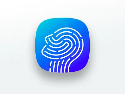 Head & Fingerprint Logo, psychological, self-identity ai ai logo app app logo application artificial intelligence branding fingerprint fingerprint logo graphic design head icon logo logo head logotype psychological self identity symbol thin vector