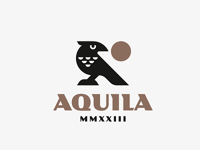 Aquila aquila bird concept design eagle logo