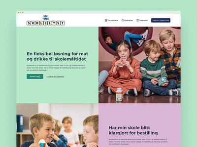 Skolelyst new frontpage redesign