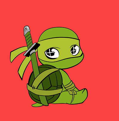 NFT turned into Ninja Turtle