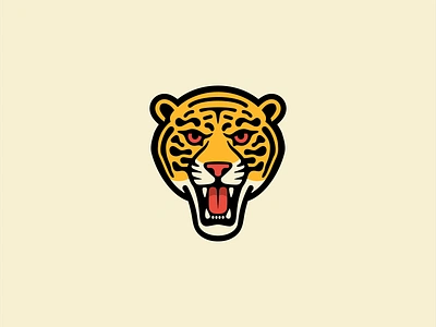 Jaguar Logo branding cartoon cat danger design emblem icon identity illustration jaguar leopard logo mark sports symbol vector vintage wildlife yellow zoo