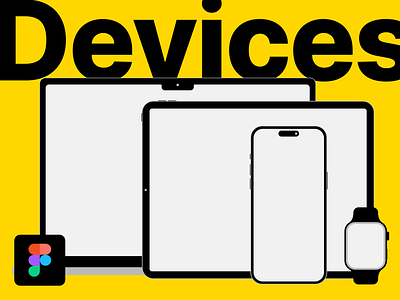 Devices Kit For Figma Wireframing desktop device device for wireframing devices download figma figma device figma mobile figma phone kit mobile phone tablet template ui ux watch wireframe wireframe desktop wireframing