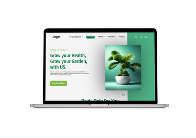 Plant Website Design uidesign uiux