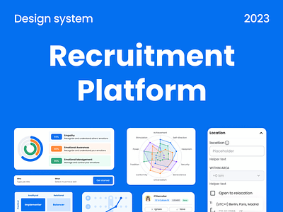 Gyfted Design System Case Study atomic components data visualisation design design system figma graphs information design job job search library recruiting recruitment platform software system ui web web app web application website