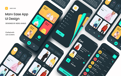 Marv Ease app design appdesign branding design graphic design ui uiux uiux design web design