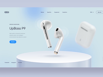 Creating the Website Design, Photo and Video for Headphones animation branding design graphic design headphones illustration inspiration logo motion graphics productdesign prototype ui ux webdesign