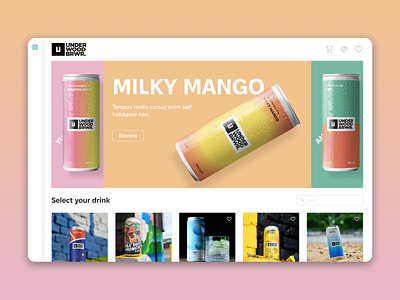 UI Design for Brewery Online Shop animation design figma onlineshop prototype ui web