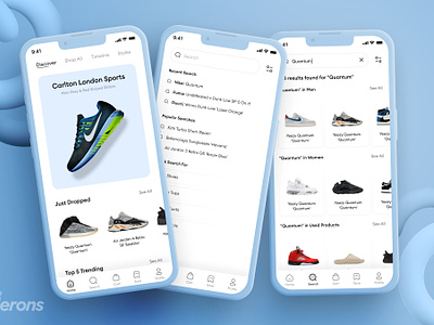 Ecommerce - Mobile app app design branding design ecommerce graphic design mockup online shopping shoes app shopping ui ui design uiux