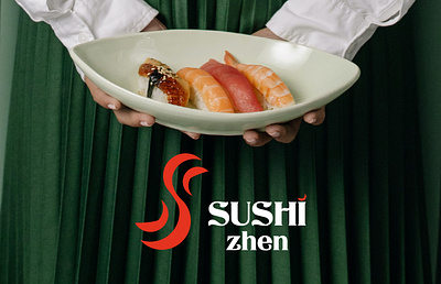 Sushi Zhen branding graphic design logo
