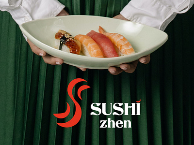 Sushi Zhen branding graphic design logo