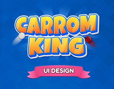 Carrom King UI Design 2d carrom game carrom king game ui gui mobile mobile game