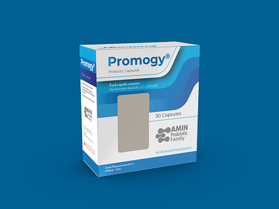 Promigy Probiotic Capsule Packaging Design design graphic designer illustration label design mockup packaging design packaging designer structural design