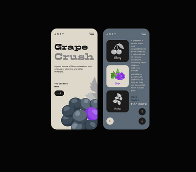 Day-1 | Grape Crush animation branding graphic design ui ux vector