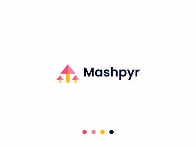 Mashpyr Logo Design branding design graphic design logo logodesigner mash mash room mashpyra mashroom mashroom pyramid minimalist logo modern logo pyramash pyramid pyramiding tree logo triangle triangle mashroom