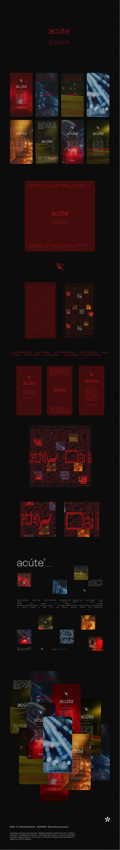 ACÚTE - artwork cover art branding cover art design graphic design logo music visual identity