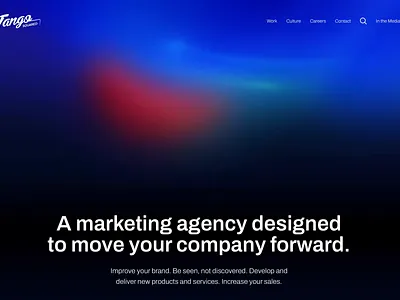 Marketing Agency Website Redesign agency animation branding creative direction dark design graphic design illustration layout marketing typography ui ux