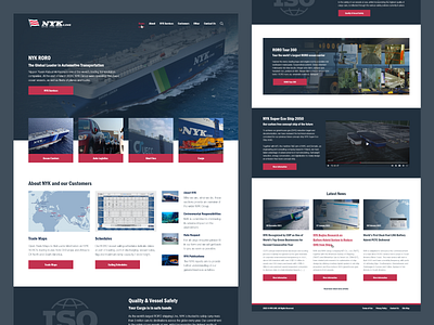 Home page 2022 blue boat brand branding design graphic design red ship ui ux web website