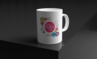 Custom Mug design for Mothers Day art mug design branding custom mug design event mug design floral mug design graphics graphics design illustration mug mug design