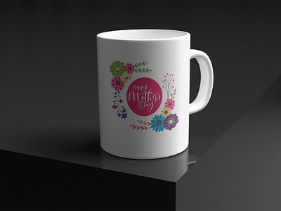 Custom Mug design for Mothers Day art mug design branding custom mug design event mug design floral mug design graphics graphics design illustration mug mug design