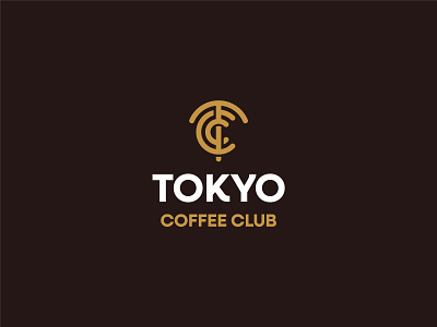 Tokyo Coffee Club badges branding brown club coffee gold identity logo monogoram packaging print subscription tokyo typography