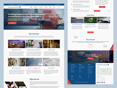 BI: Homepage boat brand branding design graphic design ship travel ui ux web website