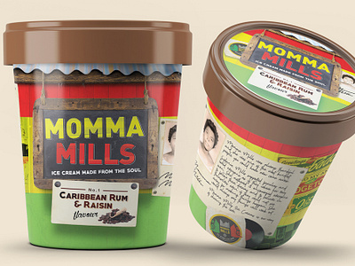 Momma Mills Packaging Design branding design graphic design illustration packaging typography