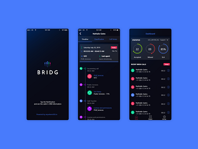 Bridg - UI/UX CRM App