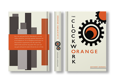 Clockwork Orange - Book cover adobeillustrator adobephotoshop bookcover design graphic design illustrator photoshop vector