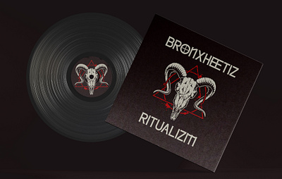 Bronxheetiz band brand branding display fashion font graphic design logo metal modern music retro rock serif vintage vinyl