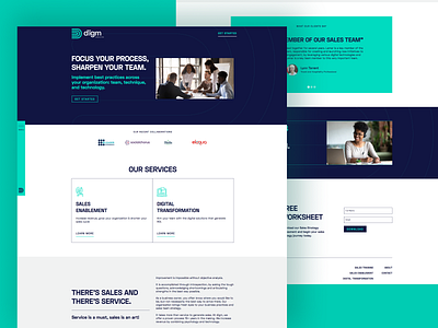 DIGM Consulting branding design graphic design ui ux