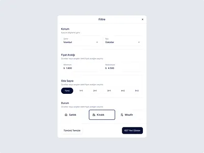OXO Estate Web Project app card design typography ui ux