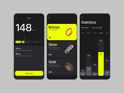 Banking App #4 android app banking dark design finance ios minimalism mobile money ui ux