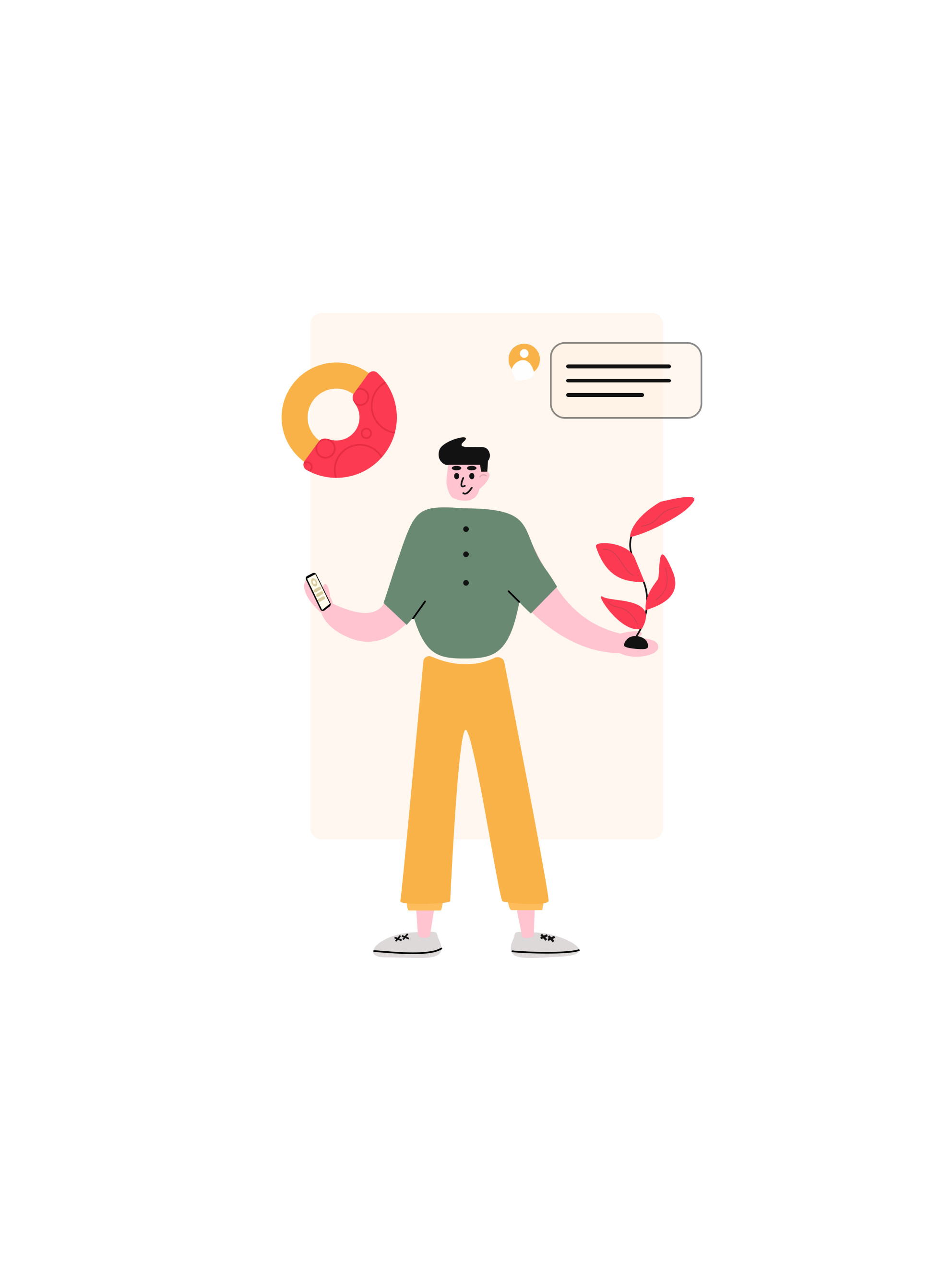 People Illustrations graphic design illustration vector парень