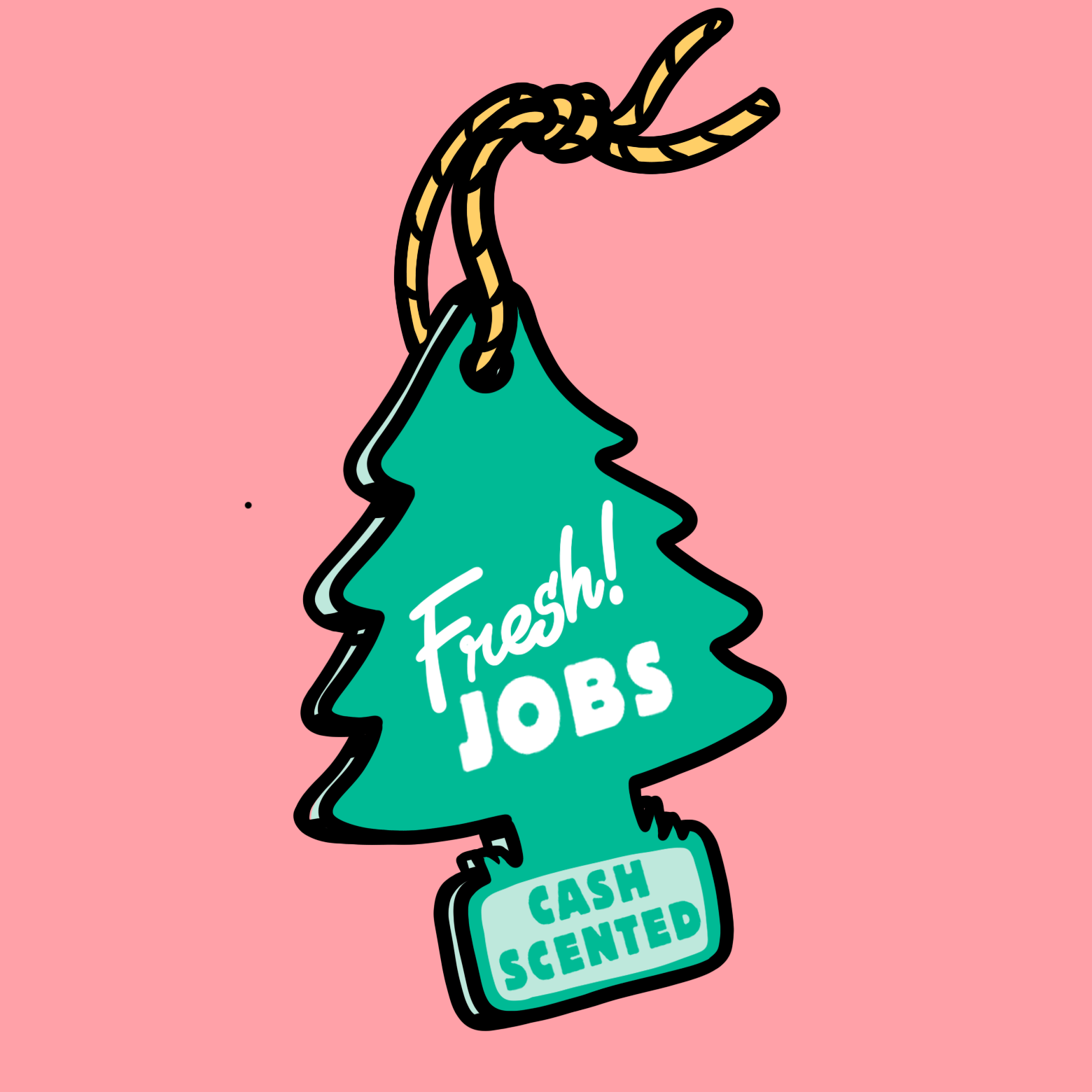 Fresh Jobs! Cash Scented animation design freelance graphic design illustration part time start up tech vc