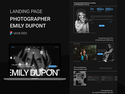 Emily Dupont | Landing page design design ui ux