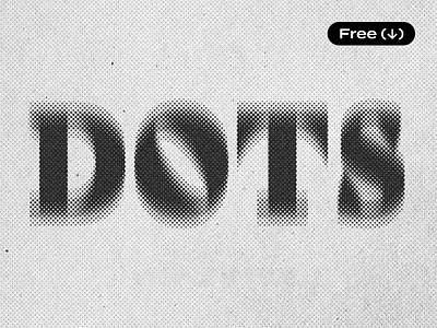 Blurred Dots Text Effect dots download effect free freebie halftone magazine newspaper paper pixelbuddha print psd retro text vintage zine